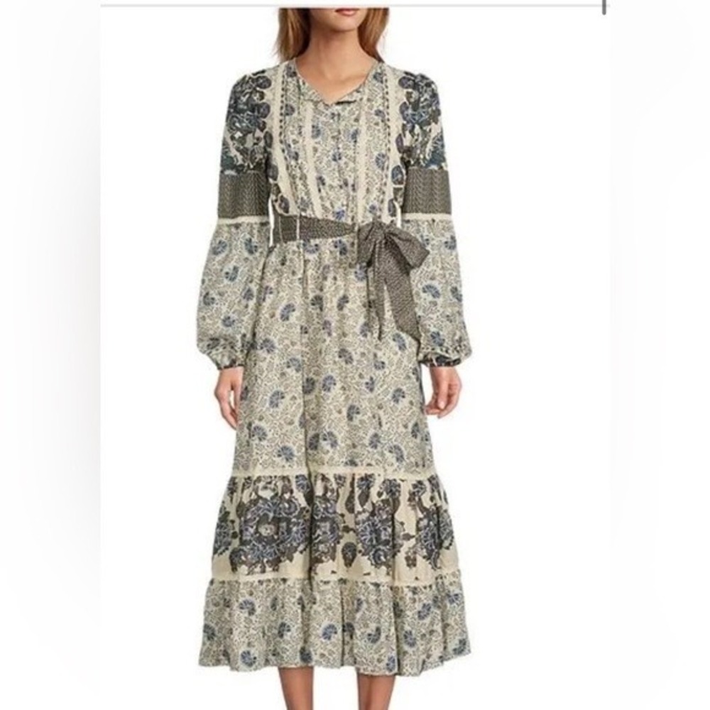A Loves A maxi dress XS cotton boho floral Anthropologie
